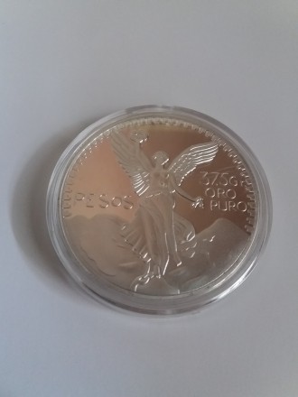 Колекційна месиканська монета. Розмір 40*3 мм. Ціна 280 грн.. . фото 2