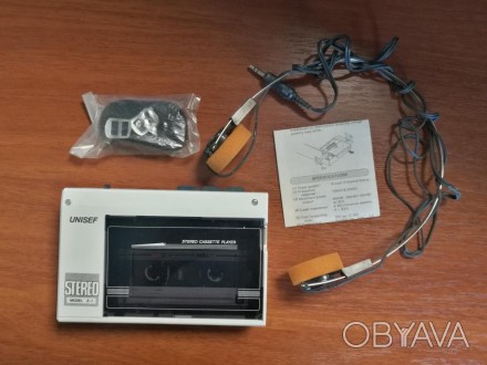 Стерео STEREO кассетный плеер UNISEF Z-1 Япония. . фото 1