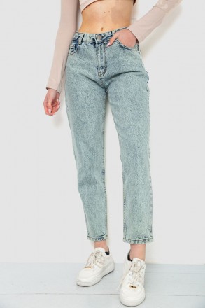 жіночі джинси вільного крою,блакитного крою з карманами,розмір:32-38. . фото 2