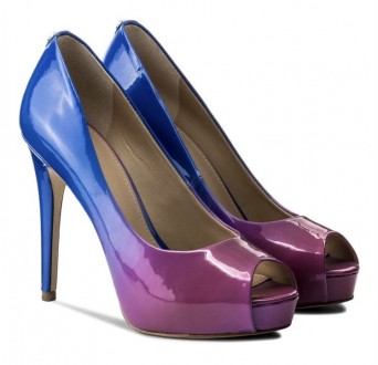 Брендовые лаковые туфли лаковые женские на высоком каблуке 12 см с открытым носк. . фото 3