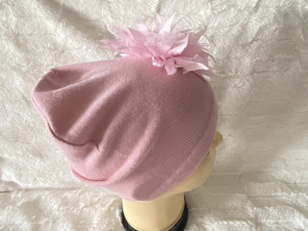 
Симпатична весняно-літня одинарна бавовняна шапка для дівчаток. шапочка для дів. . фото 4