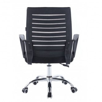 Офісне крісло комп'ютерне Bonro BN-618. Колір чорний.
Комп'ютерне крісло офісне . . фото 5