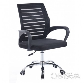 Офісне крісло комп'ютерне Bonro BN-618. Колір чорний.
Комп'ютерне крісло офісне . . фото 1