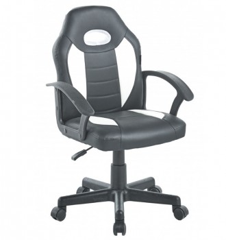 Офісне крісло геймерське Bonro B-043 чорне з білими вставками
Стильне комп'ютерн. . фото 2