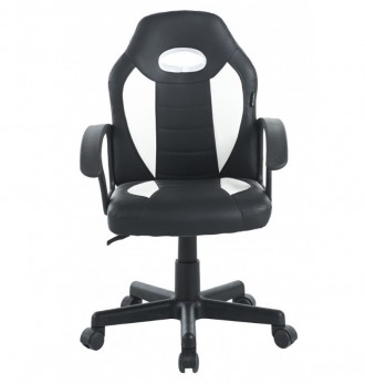 Офісне крісло геймерське Bonro B-043 чорне з білими вставками
Стильне комп'ютерн. . фото 3