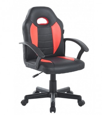 Офисное кресло геймерское Bonro B-043 черное с красными вставками
Стильное компь. . фото 2