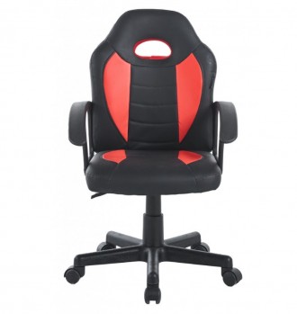 Офісне крісло геймерське Bonro B-043 чорне з червоними вставками
Стильне комп'ют. . фото 3