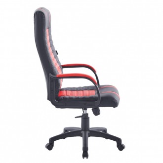 Крісло офісне для комп'ютера Bonro B-048 чорне з червоними вставками
 
М'яке зру. . фото 5