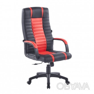 Крісло офісне для комп'ютера Bonro B-048 чорне з червоними вставками
 
М'яке зру. . фото 1