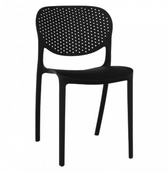 Легкий пластиковый стул со спинкой Bonro B-714 для дачи, для сада, для мероприят. . фото 2