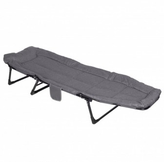 Ліжко розкладачка Bonro B2002-3 шезлонг лежак розкладний колір темно-сірий
Розкл. . фото 3