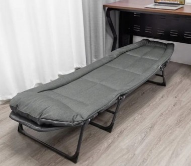 Ліжко розкладачка Bonro B2002-3 шезлонг лежак розкладний колір темно-сірий
Розкл. . фото 10
