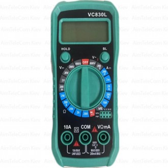 Цифровий мультиметр VC830L
Мультиметр VC830L є кишеньковим портативним вимірювал. . фото 3