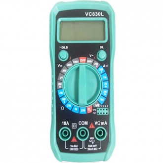 Цифровий мультиметр VC830L
Мультиметр VC830L є кишеньковим портативним вимірювал. . фото 2