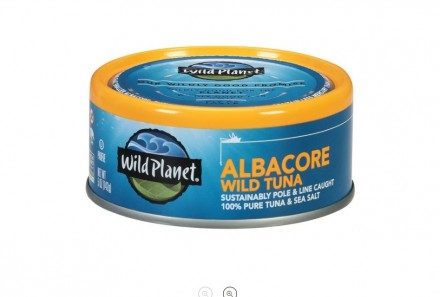 Дикий тунец альбакоре, 142 г в банке, приправлен морской солью, чтобы сохранить . . фото 6