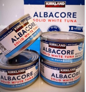 Kirkland Signature Albacore Solid White Тунец высшего качества. Тунец Альбакор —. . фото 3