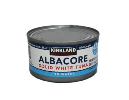 Kirkland Signature Albacore Solid White Тунец высшего качества. Тунец Альбакор —. . фото 2