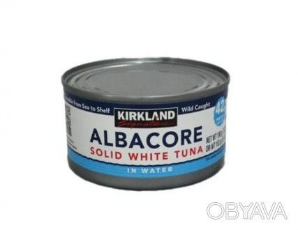 Kirkland Signature Albacore Solid White Тунец высшего качества. Тунец Альбакор —. . фото 1