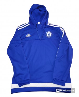 Футбольная кофта с капюшоном Adidas FC Chelsea London season 2015/16, размер-L, . . фото 3