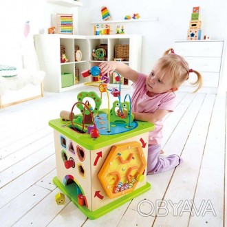 Бизикуб – разновидность развивающих игрушек, которые увлекают ребенка на длитель. . фото 1