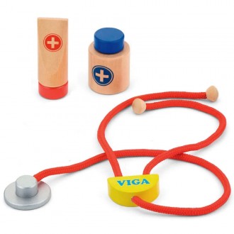 В игровом наборе от Viga Toys ребенок найдет все необходимое для игры в доктора.. . фото 5