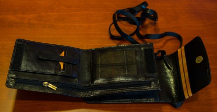 Сумочка кошелёк Tony Perotti Li-2128Z. Натуральная кожа буйвола, фурнитура латун. . фото 4