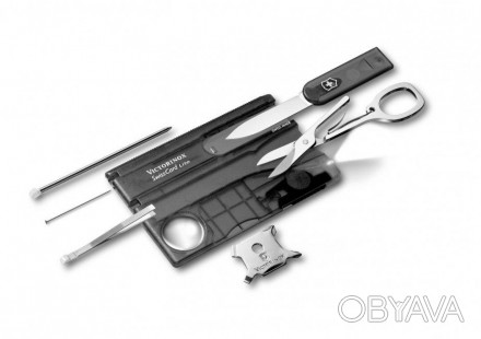 SwissCard - набір інструментів у зручній формі кредитної картки, що міститься в . . фото 1