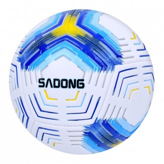 М'яч футбольний розмір №5 матеріал поверхні ПУ (PU) вага 400 - 420 грамiв MS 385. . фото 3