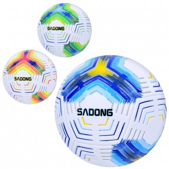 М'яч футбольний розмір №5 матеріал поверхні ПУ (PU) вага 400 - 420 грамiв MS 385. . фото 2