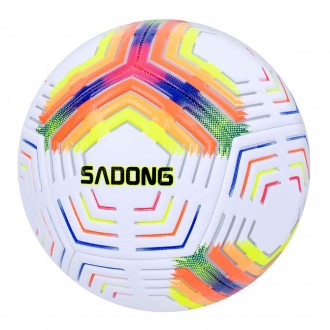 М'яч футбольний розмір №5 матеріал поверхні ПУ (PU) вага 400 - 420 грамiв MS 385. . фото 5