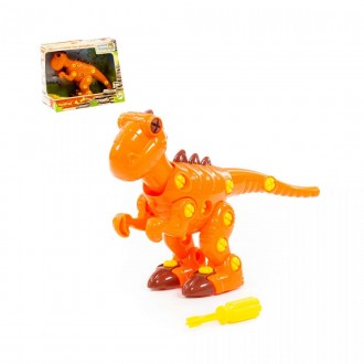 Дитяча іграшка динозавр тиранозавр 77158 у коробці 40 деталей. . фото 2