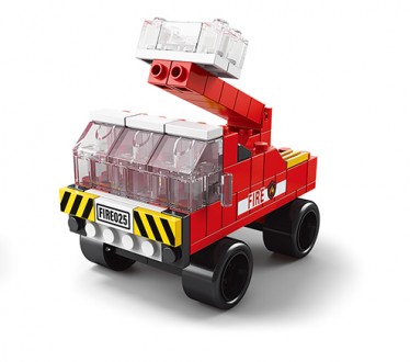 Дитяча іграшка конструктор пожежний трак K8978-5 SHANTOU YISHENG 1000 деталей.
З. . фото 3