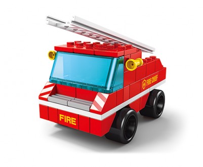 Дитяча іграшка конструктор пожежний трак K8978-5 SHANTOU YISHENG 1000 деталей.
З. . фото 4