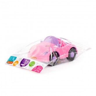 Дитяча іграшка машинка рожева для дівчаток (в кульку) 4809 Wader Розмір 25,5 x 1. . фото 4