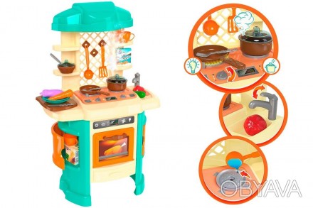 Ігровий набір "Кухня" буде цікавим подарунком для дитини. Являє собою конструкці. . фото 1