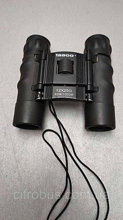 Бинокль Tasco 12x25G, увеличение 12x, диаметр объектива 25 мм, поле зрения (на 1. . фото 3