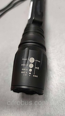 Ручний світлодіодний акумуляторний ліхтар Bailong BL-8668 CREE T6, тип батарей: . . фото 7