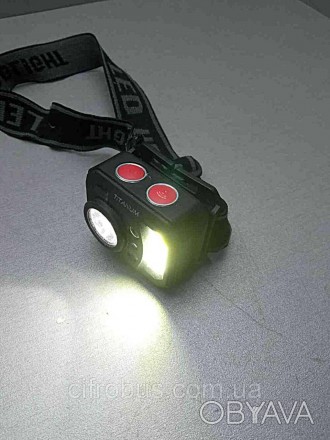 Налобный светодиодный фонарик TITANUM TLF-H05 предназначен для индивидуального и. . фото 1