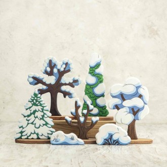 Декор "В зимней стране чудес".
 материал -дерево
 высота  большой ел. . фото 2