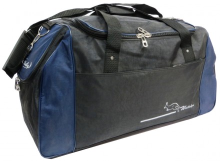 Якасна спортивна сумка, 59 л Wallaby 447-1 чорний з синімЗаради Вам представити . . фото 2