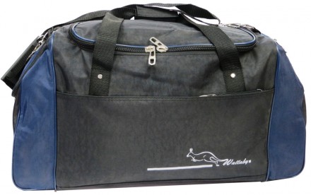 Якасна спортивна сумка, 59 л Wallaby 447-1 чорний з синімЗаради Вам представити . . фото 3