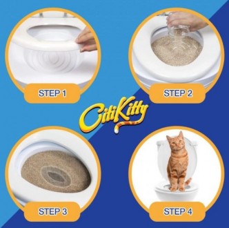 
 
 
 
Насадка Citi Kitty быстро научит вашу кошку ходить в туалет за несколько . . фото 6