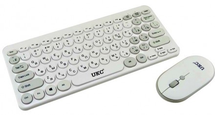 Утонченная, ультратонкая клавиатура + мышка UKC 5263 для удобной работы за компь. . фото 2