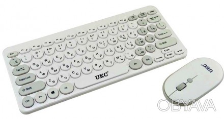 Утонченная, ультратонкая клавиатура + мышка UKC 5263 для удобной работы за компь. . фото 1