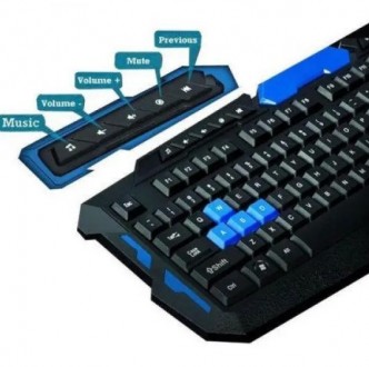 Комплект беспроводной клавиатуры с мышью HK-8100 сочетает в себе удобство беспро. . фото 7