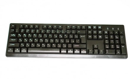 Ультра-черный матовый комплект беспроводной клавиатуры с мышью LARMTEK CMK-326 с. . фото 4