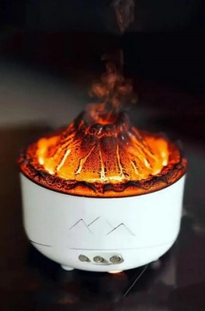 
 
 
Увлажнитель объемом 360 мл, создающий имитацию огненного пламени: смарт-све. . фото 2