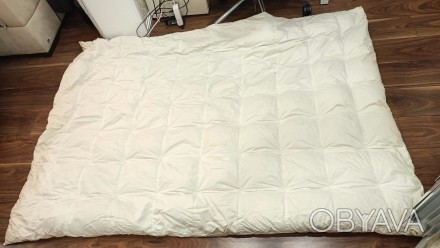 Пуховое одеяло размер 150 Х 200 см. Производитель IKEA. Чехол из 100% котона, не. . фото 1