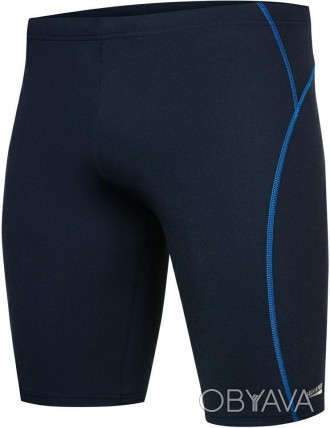 Плавки-шорти BLAKE – це довгі, облягаючі спортивні шорти для плавання з декорати. . фото 1