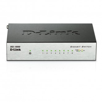 
Коммутатор мережевий D-Link DGS-1008D/J2A
8-портовий гігабітний комутатор D-Lin. . фото 2